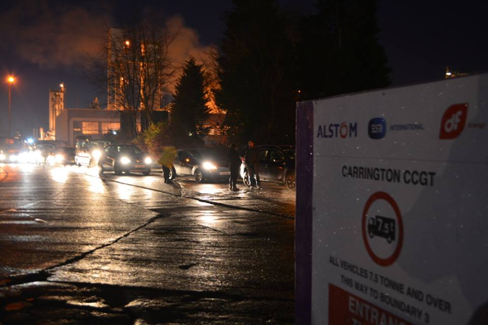 Carrington gas-fired power station blockade 2